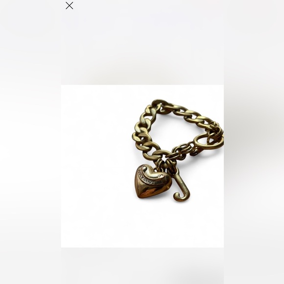 |Juicy Couturel Vintage Bubble Heart Charm Bracelet - Picture 2 of 7